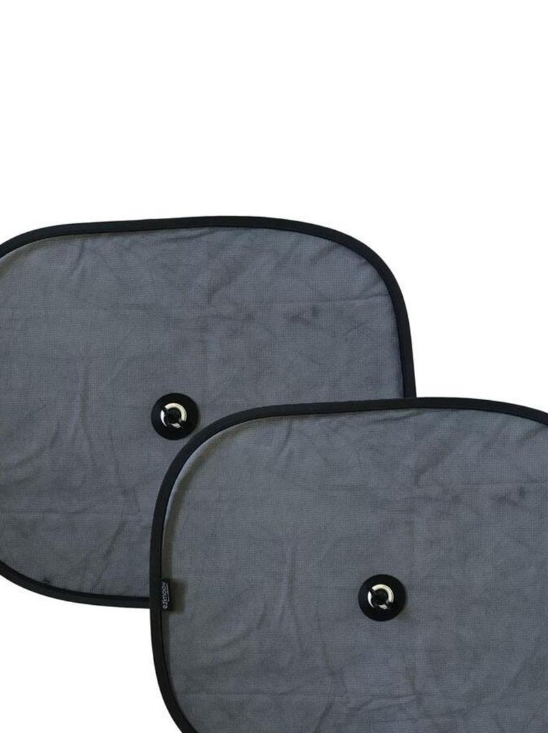 Lot de 2 pare-soleil à ventouse Ezi Sun Stoppers Noir - Kiabi