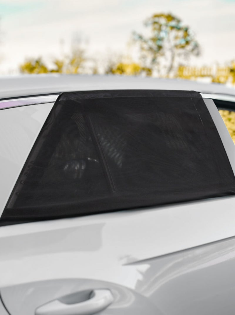 Monsiur Bébé - Lot D 2 Par-solil Pour Vitrs Arrièr D Voitur - 110 X 55 Cm Au Millur Prix