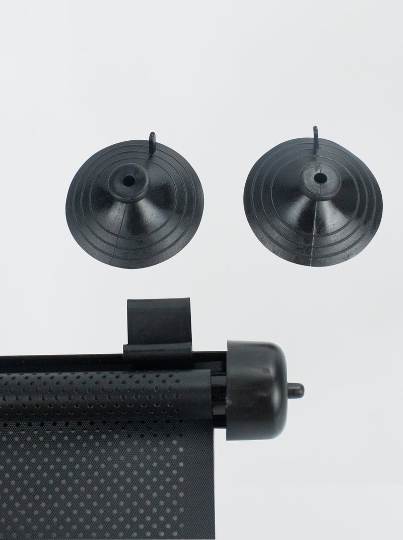 Lot de 2 pare-soleils roulants noir - Kiabi