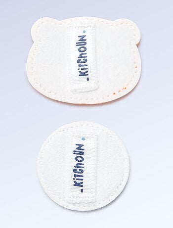 Lot de 2 patchs à enfiler pour personnaliser tes baskets 'Kitchoun'