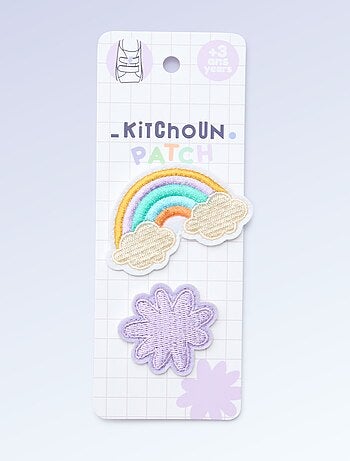 Lot de 2 patchs à enfiler pour personnaliser tes baskets 'Kitchoun'