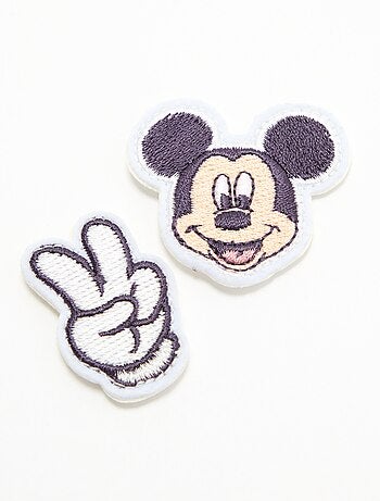 Lot de 2 patchs 'Disney' à enfiler sur scratchs