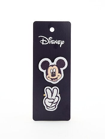 Lot de 2 patchs 'Disney' à enfiler sur scratchs