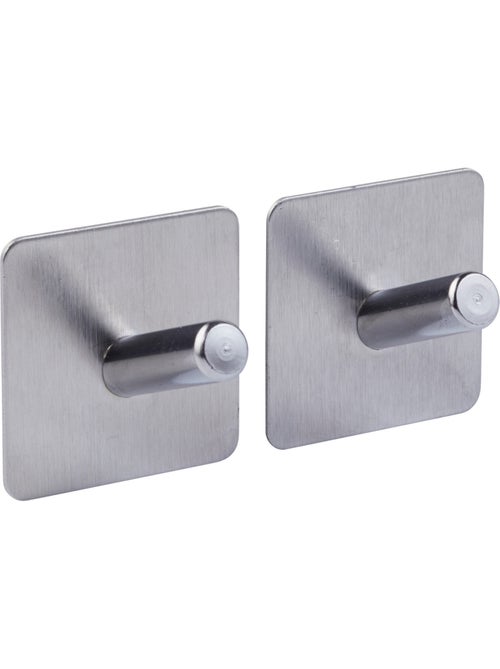 Lot de 2 patères adhésives STIKY - Kiabi