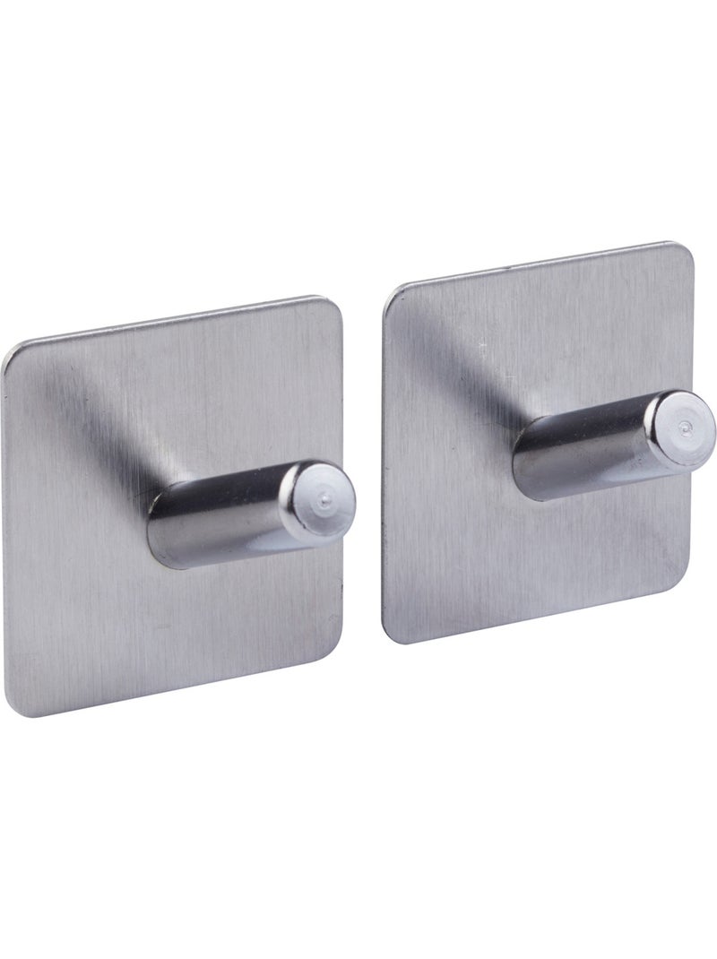 Lot de 2 patères adhésives STIKY Noir - Kiabi