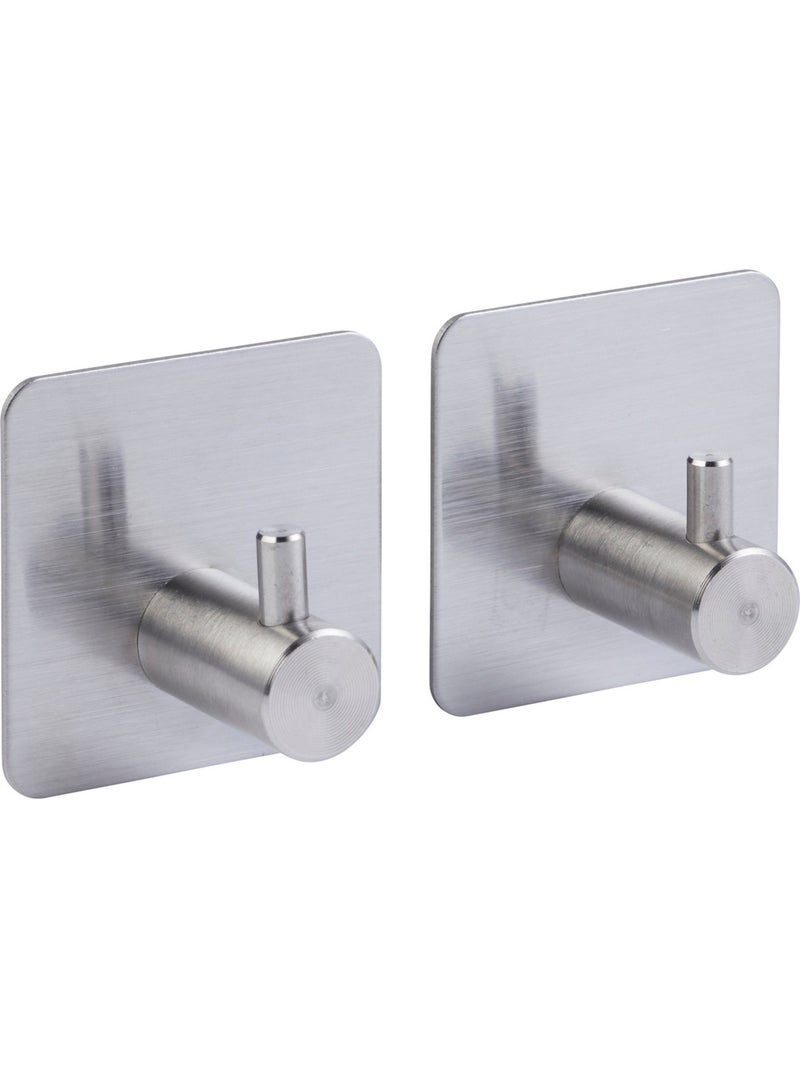 Lot de 2 patères adhésives STIKY Noir - Kiabi