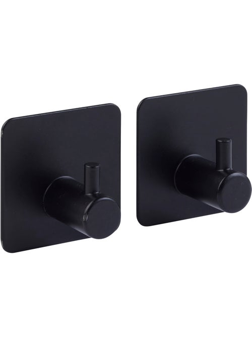 Lot de 2 patères adhésives STIKY PLUS - Kiabi Lot de 2 patères adhésives STIKY PLUS - Kiabi
