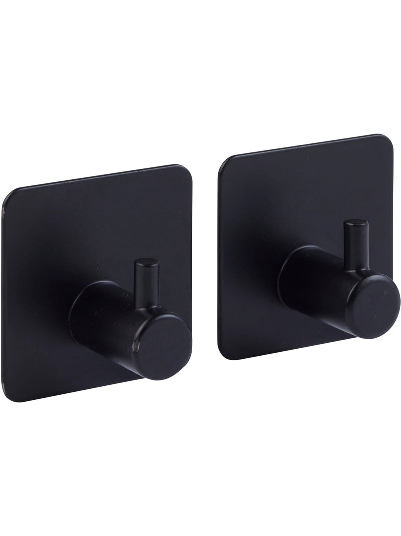 Lot de 2 patères adhésives STIKY PLUS Argent - Kiabi
