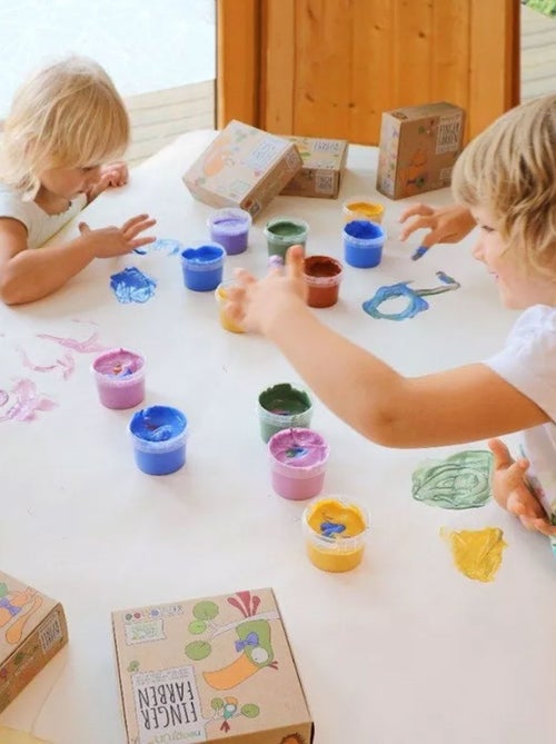 Lot de 2 Peintures aux doigts - Kiabi
