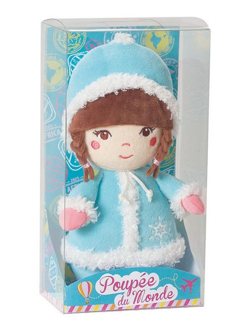 Lot de 2 Peluches Poupée Du Monde Inuit Et Hindoue - Kiabi
