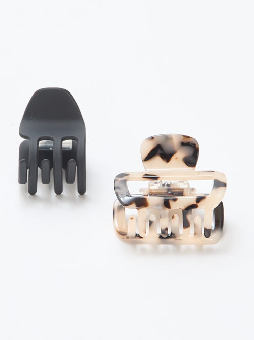 Lot de 2 petites pinces à cheveux - Kiabi