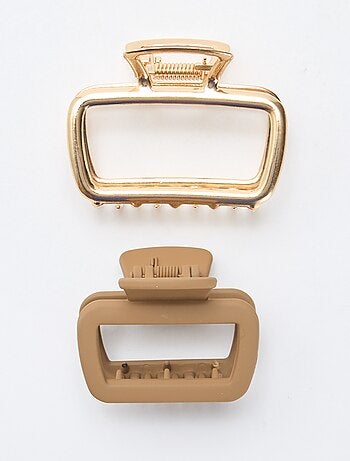 Lot de 2 petites pinces crabe