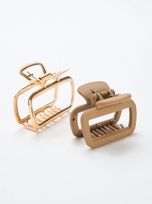 Lot de 2 petites pinces crabe - Kiabi