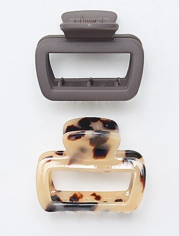 Lot de 2 petites pinces crabe