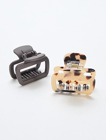 Lot de 2 petites pinces crabe