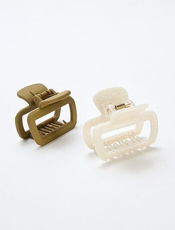 Lot de 2 petites pinces crabe