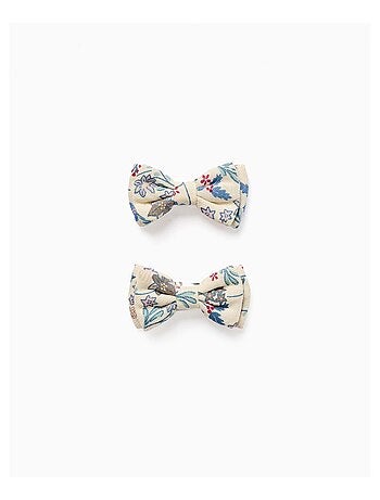 Lot de 2 pinces à cheveux avec nœud floral B&S