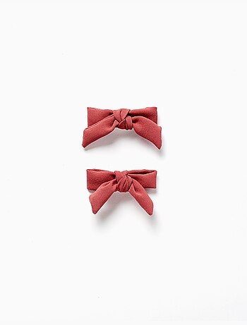 Lot de 2 pinces à cheveux avec nœud