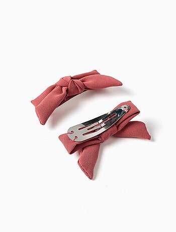 Lot de 2 pinces à cheveux avec nœud
