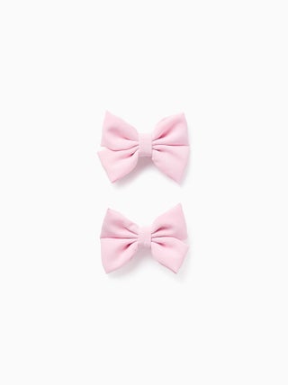 Lot de 2 Pinces à Cheveux avec Nœuds en Tissu