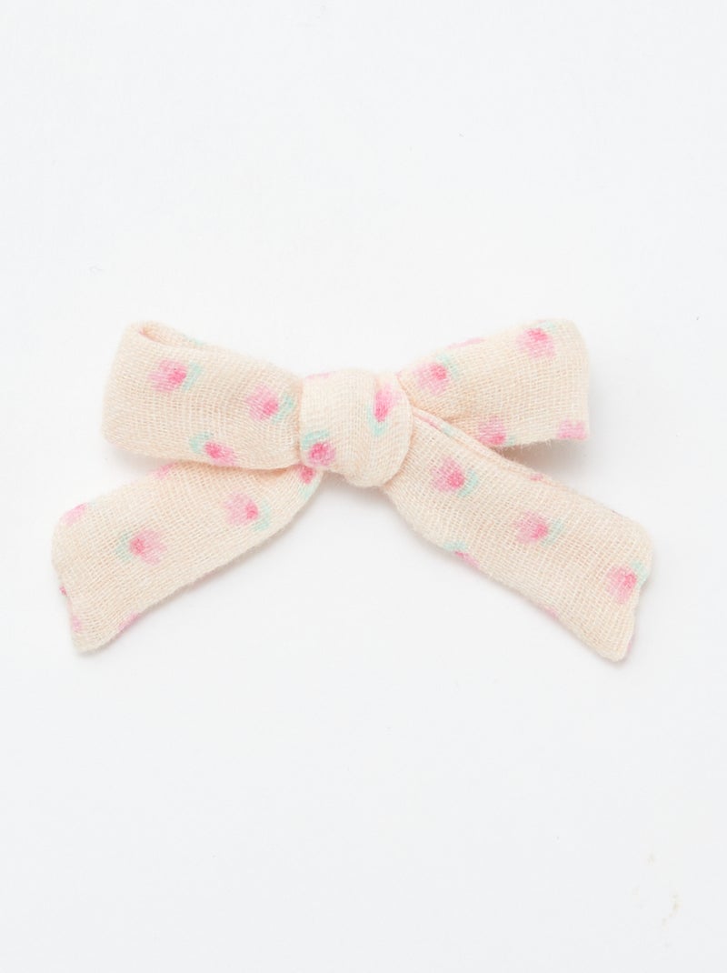 Pince à cheveux en forme de nœud - Rose - Beauty all | H&M FR