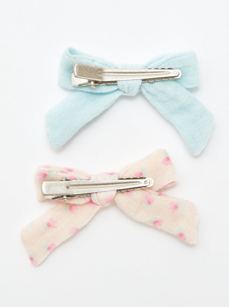 Lot de 2 pinces à cheveux ROSE - Kiabi