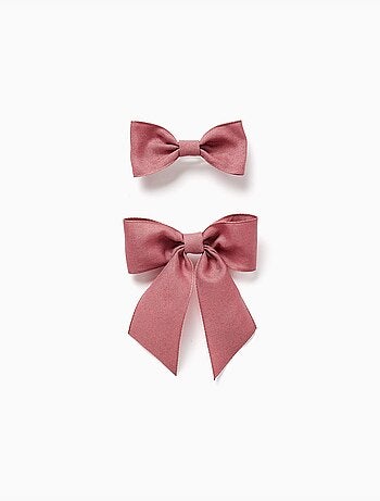 Lot de 2 pinces avec nœuds en coton