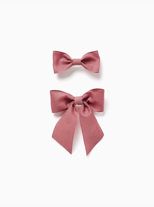 Lot de 2 pinces avec nœuds en coton - Kiabi