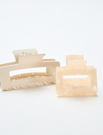 Lot de 2 pinces crabe