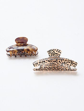 Lot de 2 pinces crabe