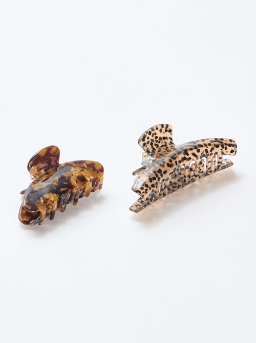 Lot de 2 pinces crabe - Kiabi