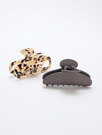 Lot de 2 pinces crabe