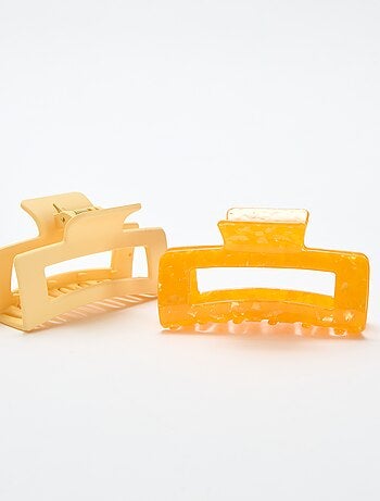 Lot de 2 pinces crabe