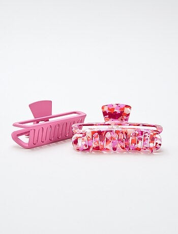 Lot de 2 pinces crabe