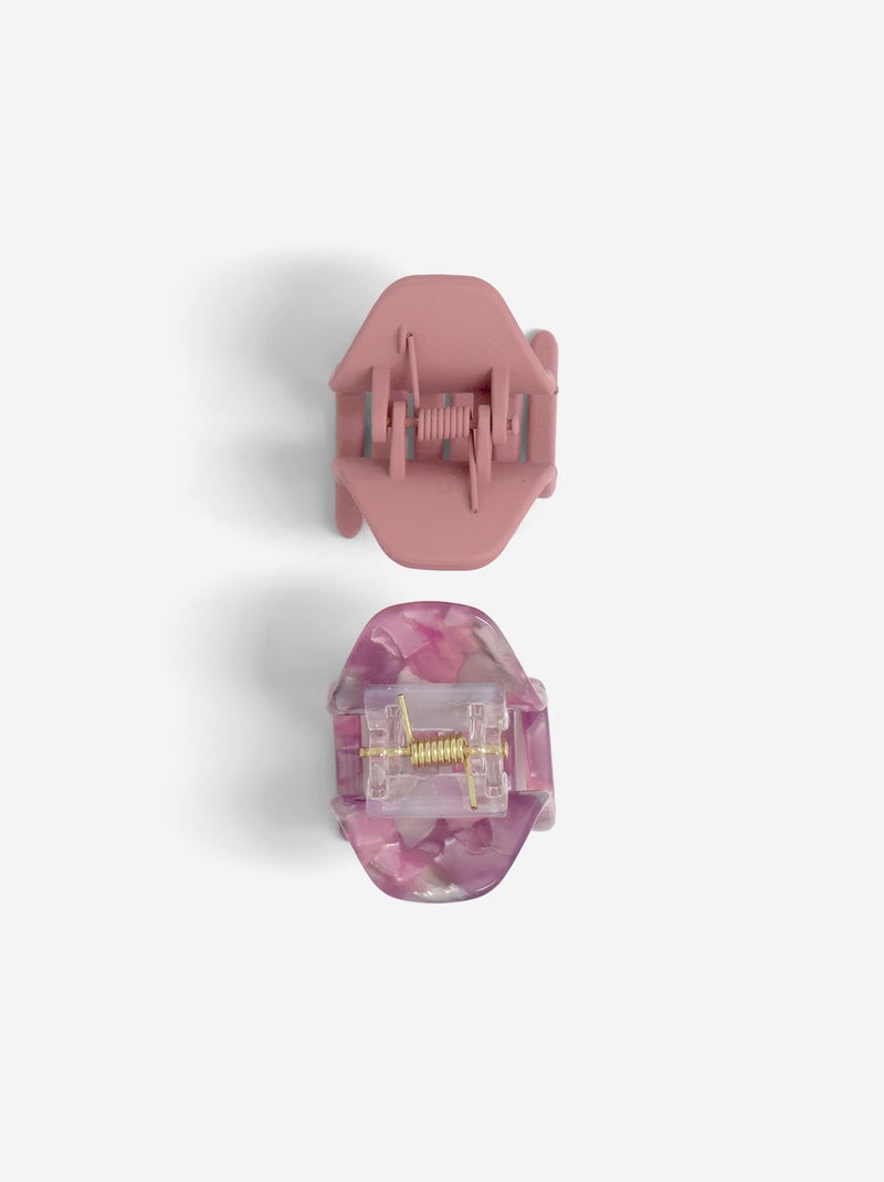 Lot de 2 pinces crabe Rose - Kiabi