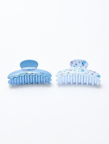 Lot de 2 pinces crabe 'Stitch'