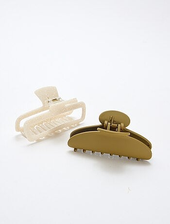 Lot de 2 pinces crabe