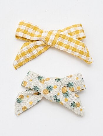 Lot de 2 pinces croco à noeuds