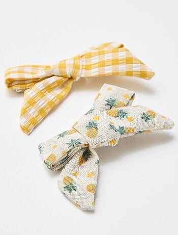 Lot de 2 pinces croco à noeuds