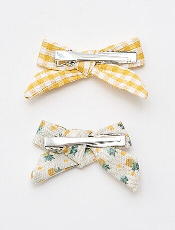 Lot de 2 pinces croco à noeuds