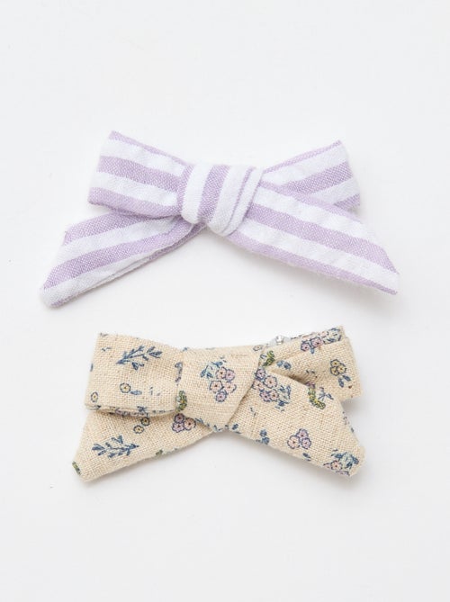 Lot de 2 pinces croco à noeuds - Kiabi