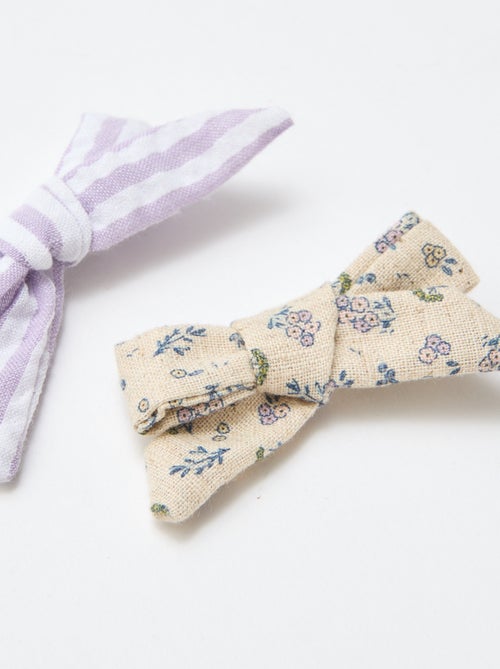 Lot de 2 pinces croco à noeuds - Kiabi