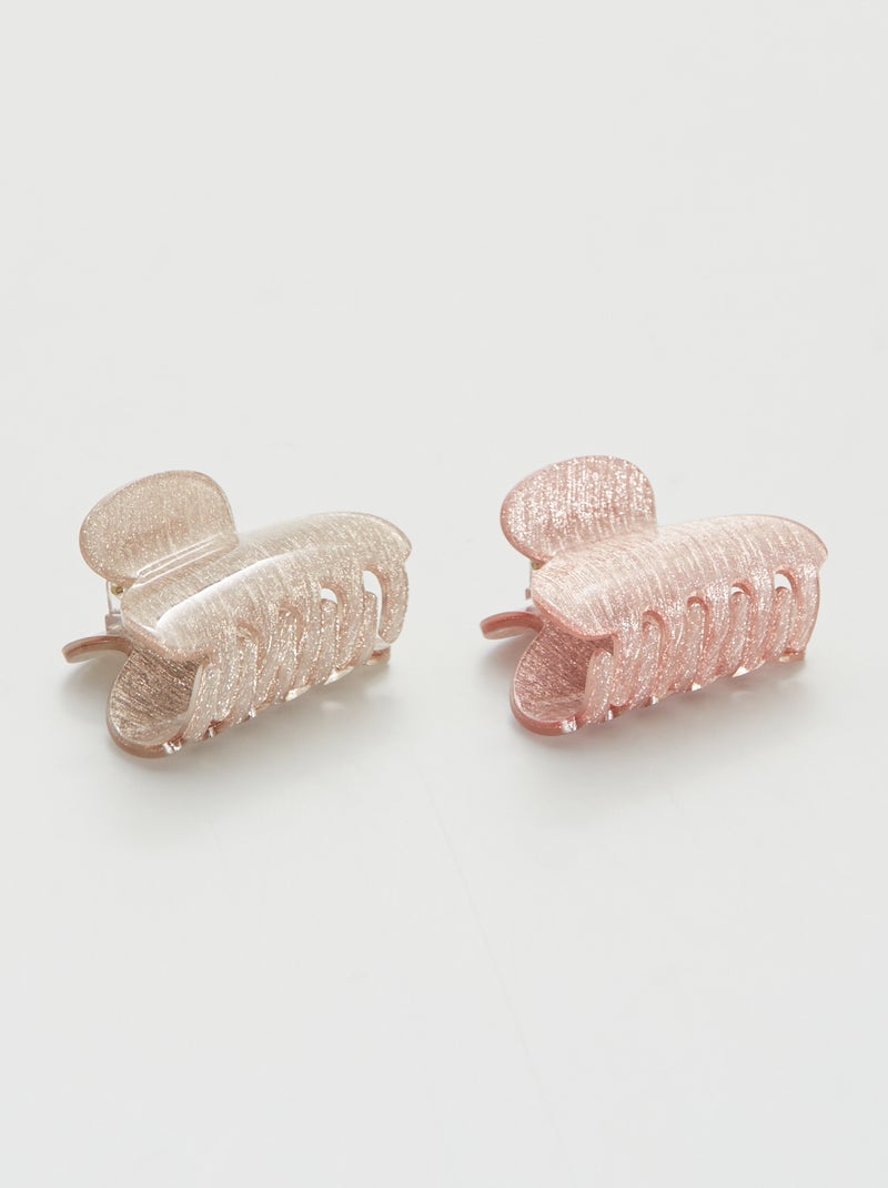Lot de 2 pinces crocodiles multicolore - Kiabi