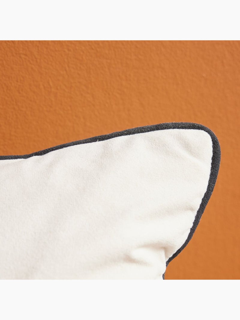 Lot de 2 plateaux arrondis INDIES Beige - Kiabi