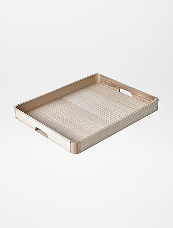 Lot de 2 plateaux en bois