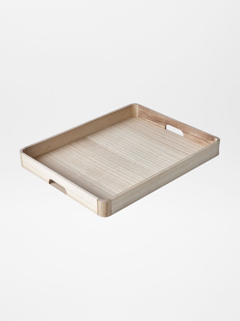 Lot de 2 plateaux en bois Bois - Kiabi
