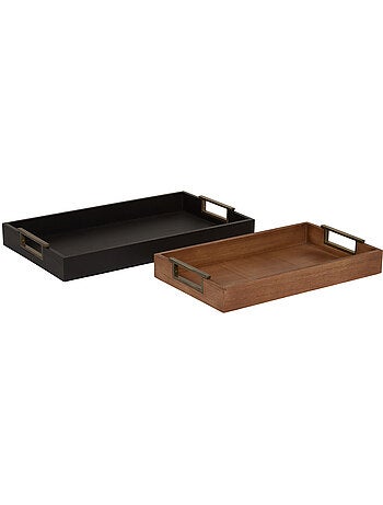 Lot de 2 plateaux rectangulaires SAEL