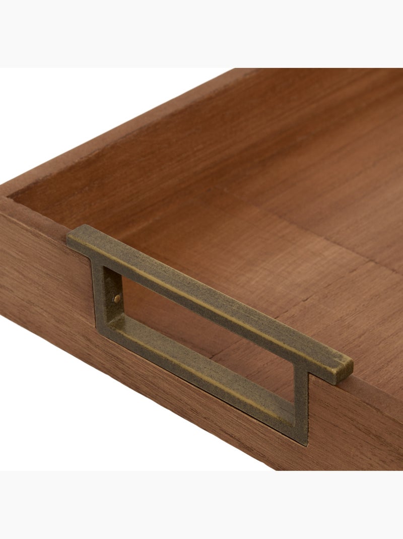 Lot de 2 plateaux rectangulaires sael Multicolore - Kiabi