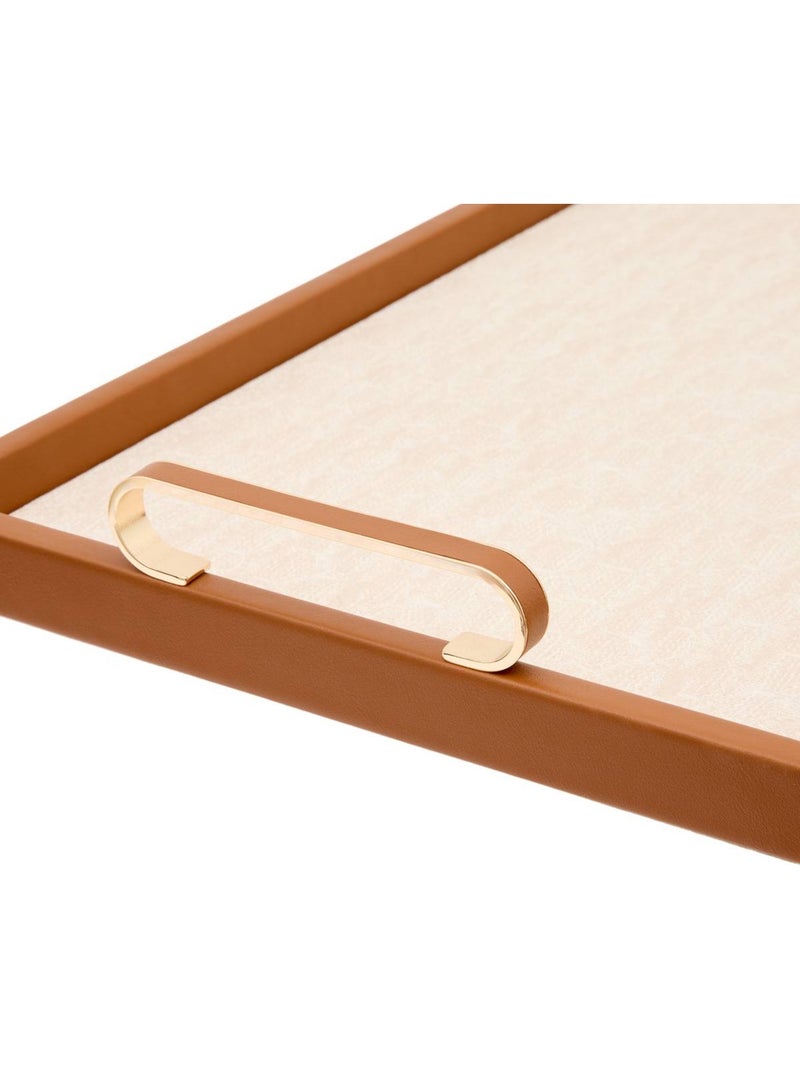 Lot de 2 plateaux rectangulaires WHISKY Crème - Kiabi