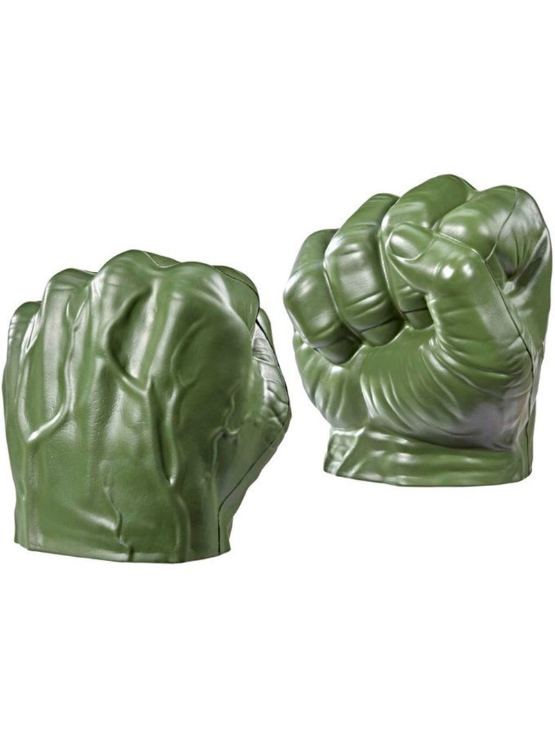 Lot de 2 poings en mousse verts - déguisement enfant - hasbro marvel hulk Vert - Kiabi
